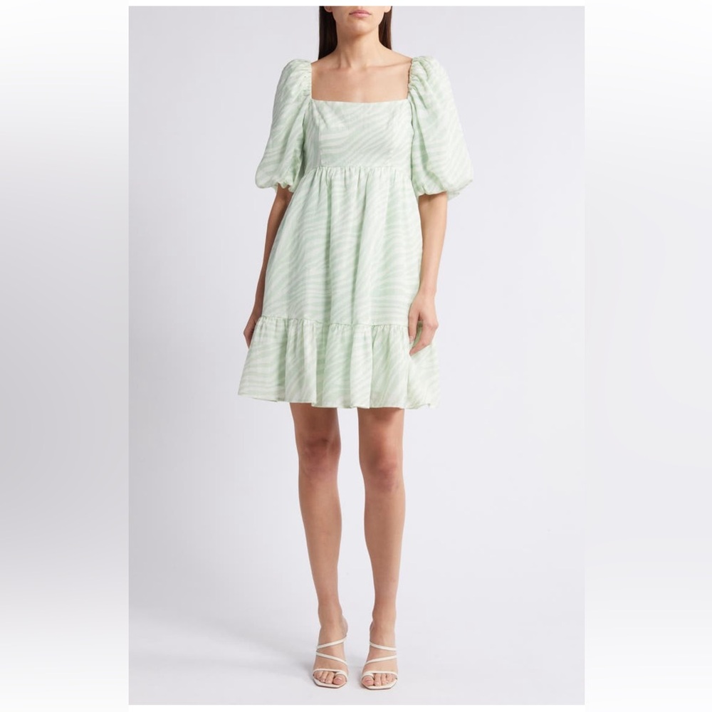 Nordstrom - Chelsea28 Puff Sleeve Babydoll Dress